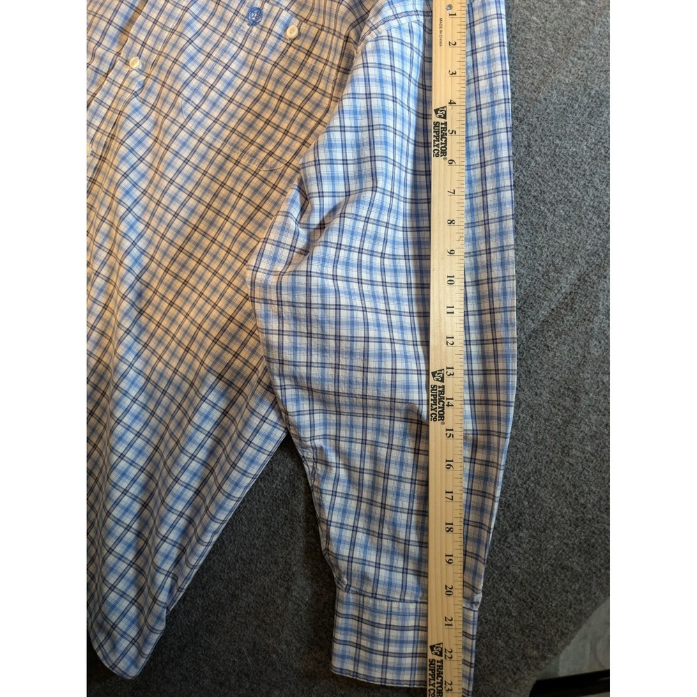Wrangler‎ Shirts Men 3XL George Strait Cowboy Cut Plaid Button Down Lot of 2 - Picture 6 of 16
